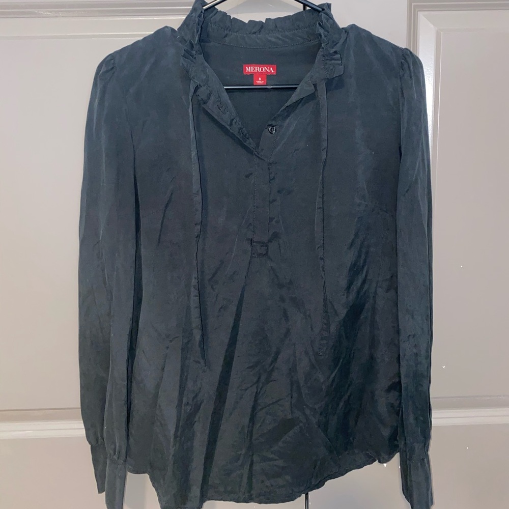 Merona Black Tunic Shirt